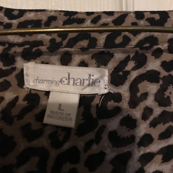 Leopard Print blouse with classy silk lined pants - Picture 4 of 8